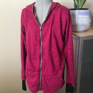 Magenta ZipUp Hoodie